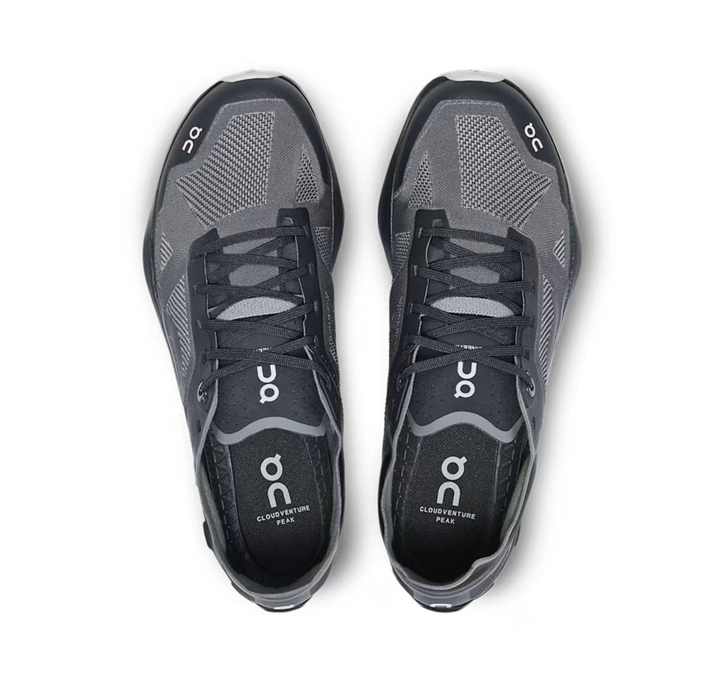 ON Women's Cloudventure Peak 3 Black/Glacier
